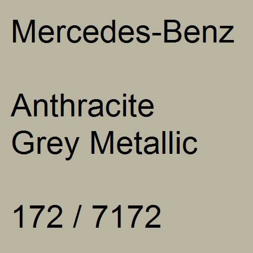 Mercedes-Benz, Anthracite Grey Metallic, 172 / 7172.